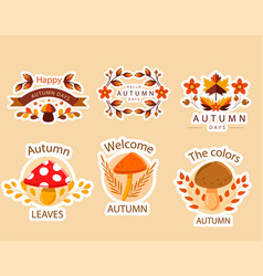 Lovely Doodle Autumn Mushroom Stickers