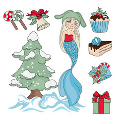 Mermaid Christmas Dreams New Year