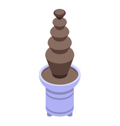 Food Machine Icon Isometric Chocolate