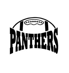 Bold Sports Font For Panther Mascot Logo Text