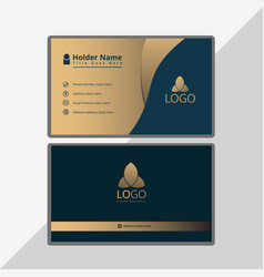 Gold Business Card Design