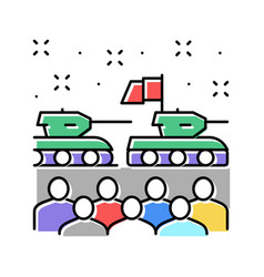 Military Parade Color Icon