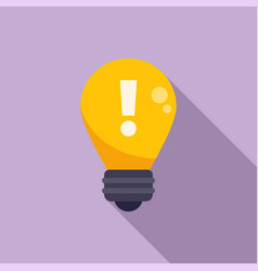 Idea Bulb Icon Flat Lab Research