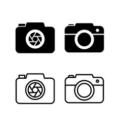 Camera Icon In Trendy Flat Style Isolated Camera