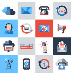 Contact Us Icons Set