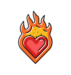 Passion Fire Color Icon