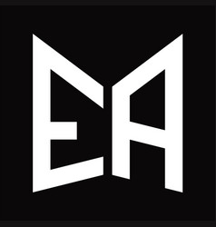 Ea Logo Monogram Design Template