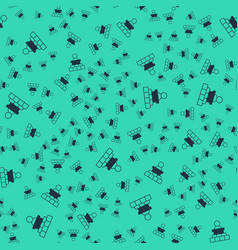 Black Speaker Icon Isolated Seamless Pattern