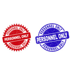 Personnel Only Rounded And Rosette Watermarks