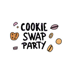 Cookie Swap Lettering Concept Design