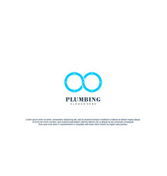 Infinity Plumbing Logo Design Icon