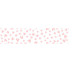 Red Heart Seamless Pattern