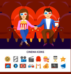 Cinema Infographic Set