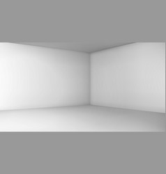 Corner Of Empty Room With White Walls Floor