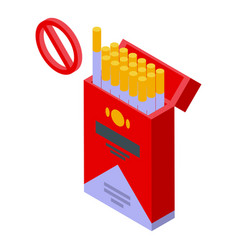 Lobbyist No Smoking Icon Isometric Pr