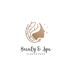 Beauty Logo Design Concept For Woman Fashion