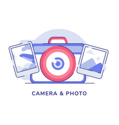 Camera And Photo Photography Picture With Flat