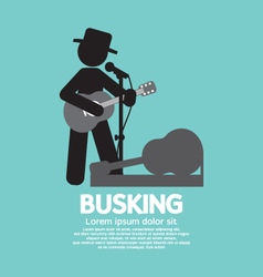 Busking Street Performance Symbol