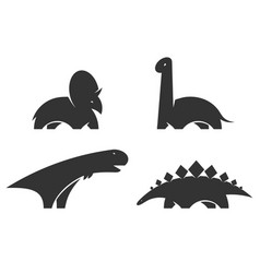 Dinosaur Logo Design Element Jurassic Park World