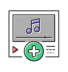 Music Content Ugc Color Icon