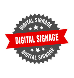 Digital Signage Sign Circular