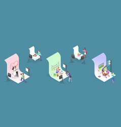 3d Isometric Flat Conceptual