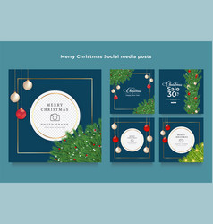 Christmas Social Media Post Bundle