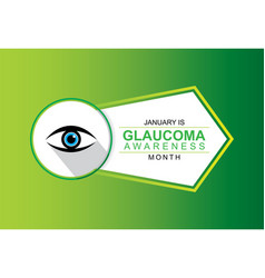 Glaucoma Awareness Month Concept Poster