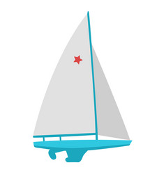 Sailing Boat Extreme Sport Flat