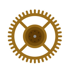 Simple Bronze Clock Gear