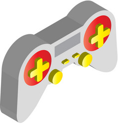 Game Controller Device In 3d Isometric Style