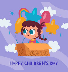 Hand Drawn Flat World Children S Day Background