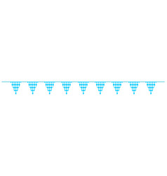 Oktoberfest Bunting With Triangle Flags