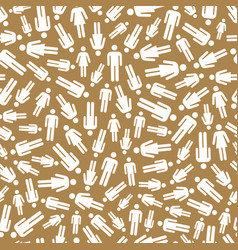 People Seamless Pattern