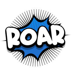 Roar Comic Book Explosion Bubble