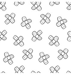 Crossed First Aid Band Pattern