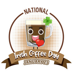 National Irish Coffee Day Banner Design