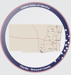 Map Broward County In Florida