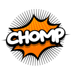 Chomp Comic Book Explosion Bubble