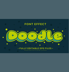 Doodle Kawaii Cute Editable Text Effect