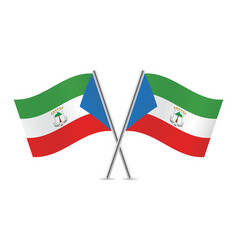 Equatorial Guinea Crossed Flags