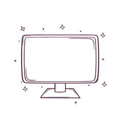 Hand Drawn Computer Monitor