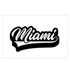 Miami Text Design