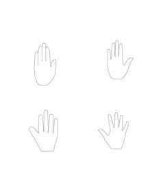 Simple Hand Logo Template