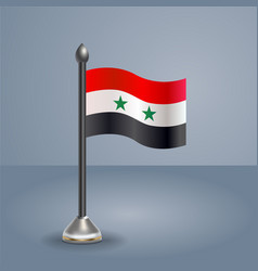 State Table Flag Of Syria