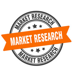 Market Research Stamp Label