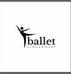 Ballet Logo Silhouette Concept Design