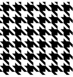 Black And White Hounds Tooth Repeat Pattern