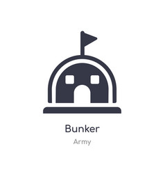 Bunker Icon Isolated Icon From Army