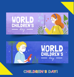 Hand Drawn World Children S Day Horizontal